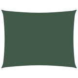 Vidaxl zonnescherm rechthoekig 2,5x3,5 m oxford stof donkergroen