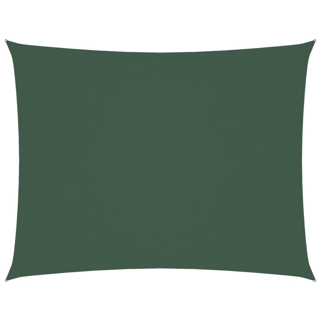 Vidaxl Sunshade rectangulaire 2,5x4 m Oxford tissu vert foncé