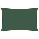 Vidaxl Sun Shade Rectangular 4x7 M Tessuto Oxford Verde scuro