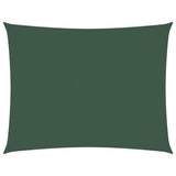 Vidaxl zonnescherm rechthoekig 5x6 m oxford stof donkergroen