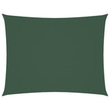 Vidaxl schaduwdoek rechthoekig 6x8 m oxford stof donkergroen