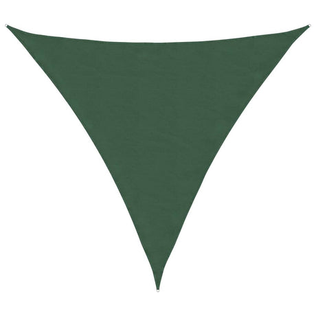 Vidaxl zonnescherm driehoekig 3,6x3,6x3,6 m oxford stof donkergroen