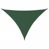 Vidaxl zonnescherm driehoekig 3x4x4 m oxford stof donkergroen