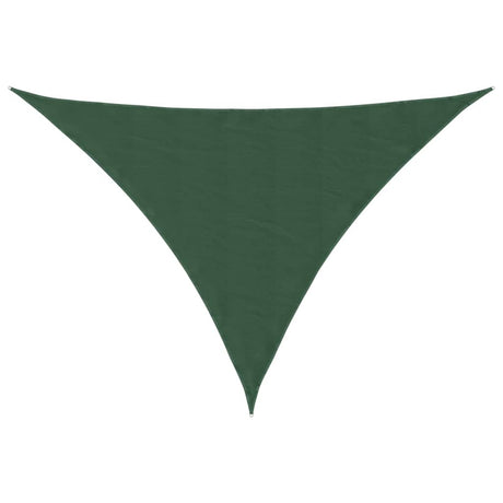 Vidaxl zonnescherm driehoekig 4x5x6,4 m oxford stof donkergroen