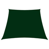 Vidaxl zonnezeil trapezium 2 4x3 m oxford stof donkergroen