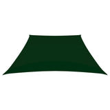 Vidaxl Zonnezeil Trapezium 3 5x4 M Oxford fabric dark green