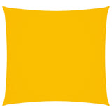 Vidaxl zonnescherm vierkant 5x5 m oxford stof geel