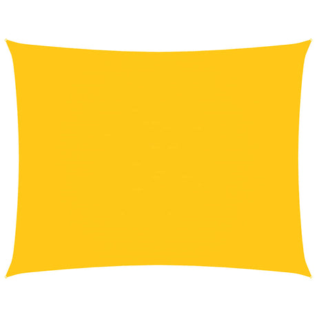 Vidaxl zonnescherm rechthoekig 3,5x4,5 m oxford stof geel