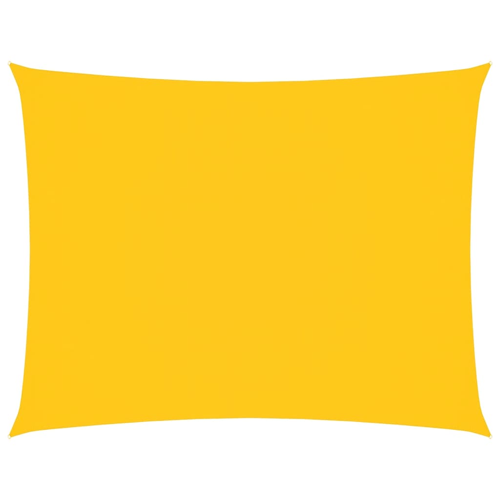 Vidaxl zonnescherm rechthoekig 3,5x5 m oxford stof geel