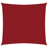 Vidaxl zonnescherm vierkant 2x2 m oxford stof rood