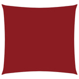 Vidaxl zonnescherm vierkant 2,5x2,5 m oxford stof rood