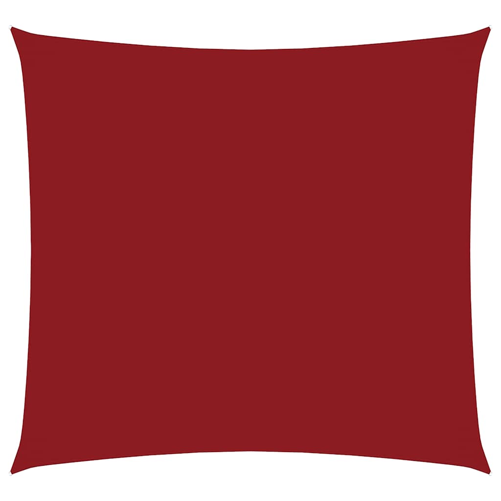 Vidaxl zonnescherm vierkant 7x7 m oxford stof rood