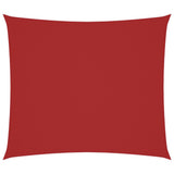 Vidaxl schaduwdoek rechthoekig 2x2,5 m oxford stof rood