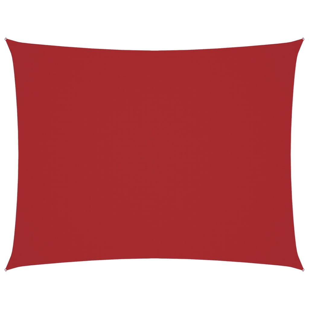 Vidaxl zonnescherm rechthoekig 2x3 m oxford stof rood