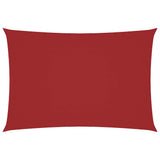 Vidaxl zonnescherm rechthoekig 3x5 m oxford stof rood