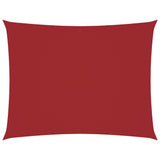 Vidaxl zonnescherm rechthoekig 3,5x4,5 m oxford stof rood