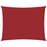 Vidaxl schaduwdoek rechthoekig 6x8 m oxford stof rood