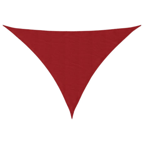 Vidaxl zonnescherm driehoekig 3x4x5 m oxford stof rood