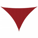 Vidaxl schaduwdoek driehoekig 3x4x4 m oxford stof rood
