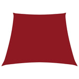 Vidaxl zonnezeil trapezium 2 4x3 m oxford stof rood