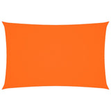 Vidaxl zonnescherm rechthoekig 2x5 m oxford stof oranje