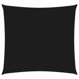 Vidaxl zonnescherm vierkant 2x2 m oxford stof zwart