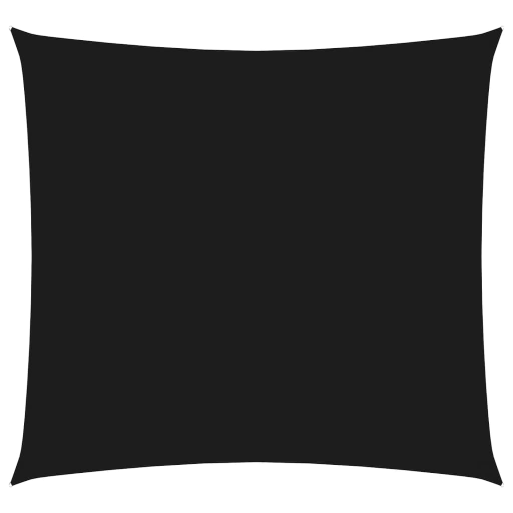 Vidaxl Sunshade Square 2x2 M Oxford Tissu noir