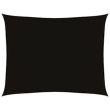 Vidaxl zonnescherm rechthoekig 2x3 m oxford stof zwart
