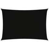 Vidaxl zonnescherm rechthoekig 2,5x4,5 m oxford stof zwart