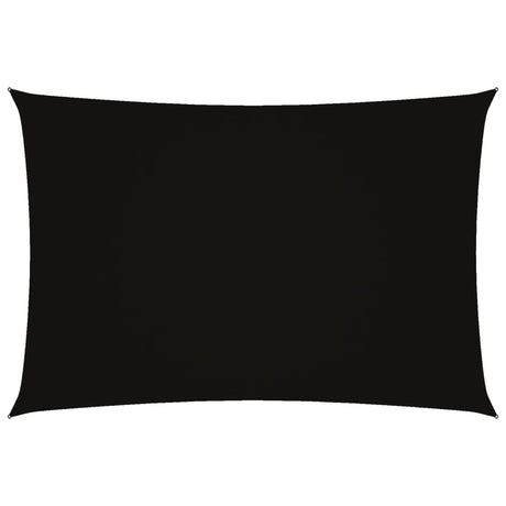 Vidaxl zonnescherm rechthoekig 2,5x4,5 m oxford stof zwart
