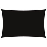 Vidaxl Sunshade rectangulaire 2,5x5 m oxford tissu noir