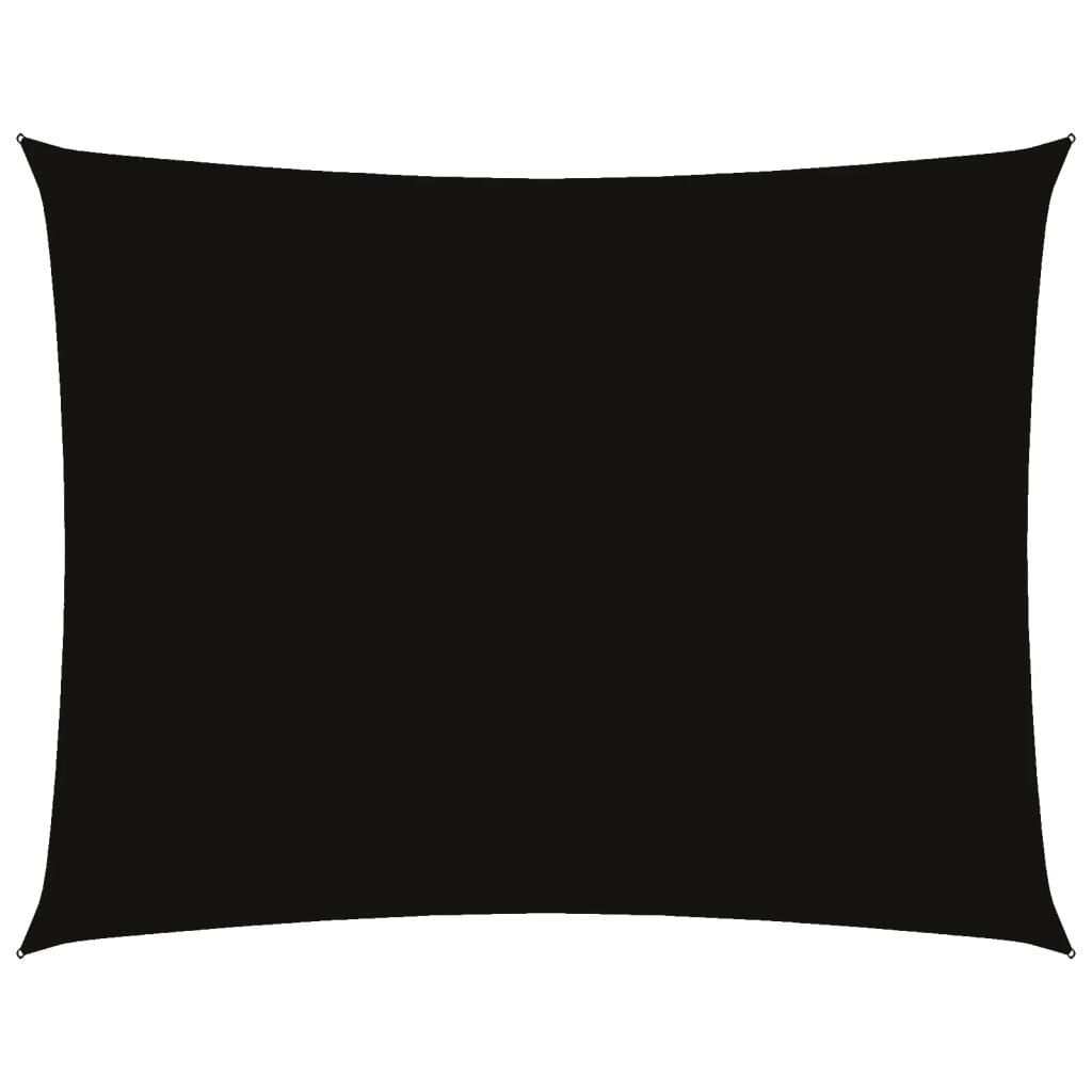 Vidaxl Sunshade rectangulaire 3x6 m Oxford tissu noir