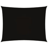 Vidaxl Sonnenschatten rechteckig 3,5 x 5 M. Oxford Stoff schwarz