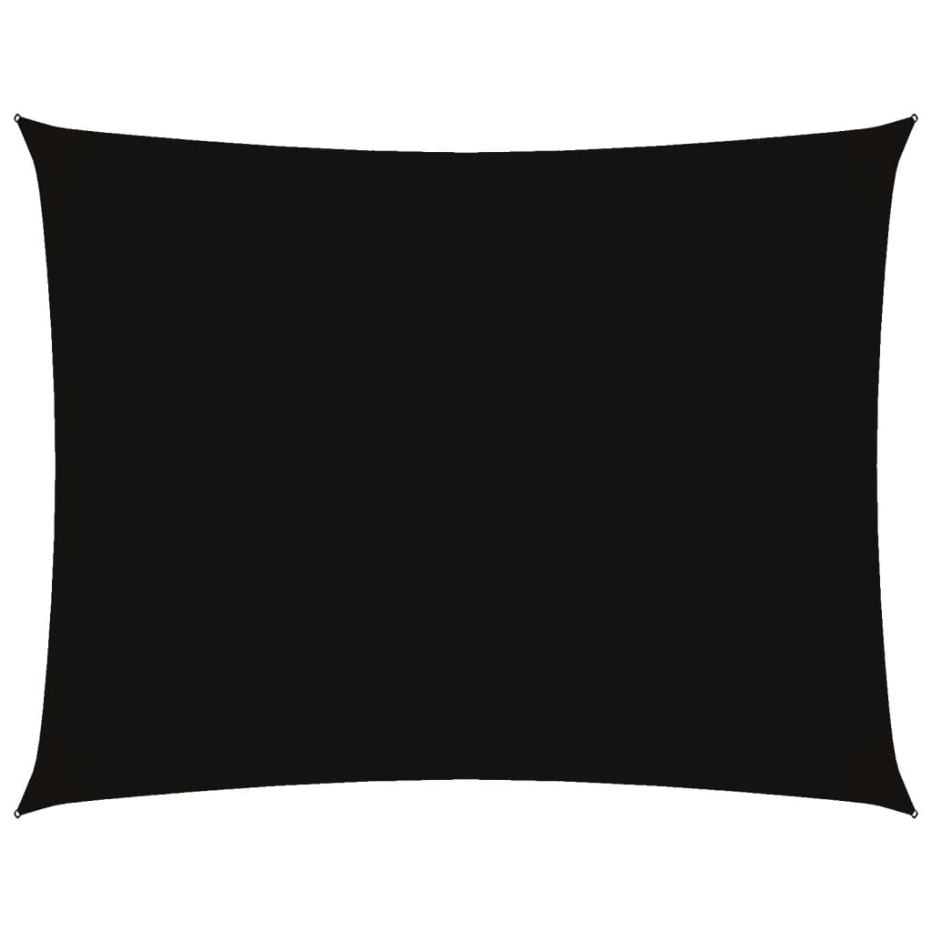 Vidaxl Sunshade rectangulaire 4x5 m Oxford tissu noir