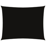 Vidaxl Sunshade rectangulaire 4x5 m Oxford tissu noir