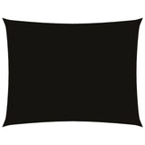 Vidaxl zonnescherm rechthoekig 4x6 m oxford stof zwart