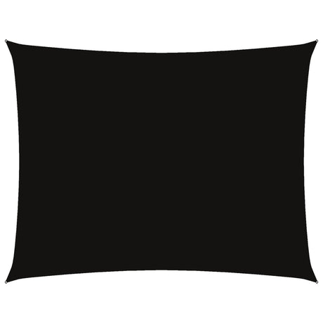 Vidaxl zonnescherm rechthoekig 6x7 m oxford stof zwart