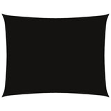 Vidaxl schaduwdoek rechthoekig 6x8 m oxford stof zwart
