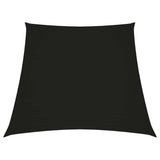 Vidaxl zonnezeil trapezium 3 5x4 m oxford stof zwart