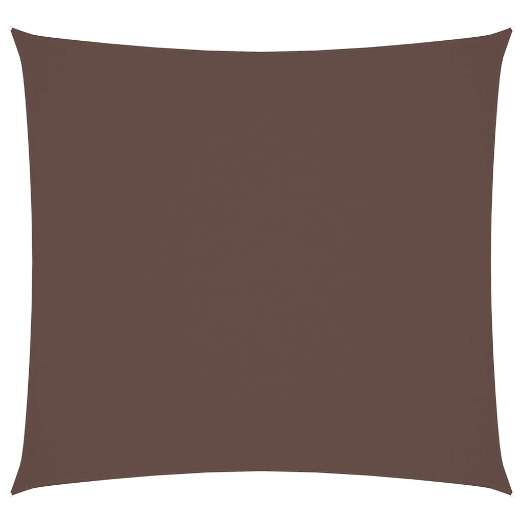 Vidaxl Sunshade Square 2x2 M Oxford Tissu Brown