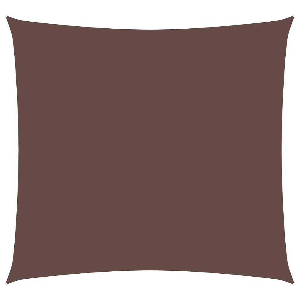 Vidaxl Sunshade Square 3x3 M Oxford fabric brown