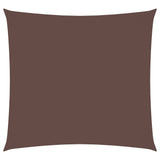 Vidaxl Sunshade Square 3x3 M Oxford fabric brown