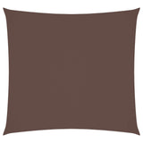 Vidaxl awning square 3.6x3.6 m oxford fabric brown