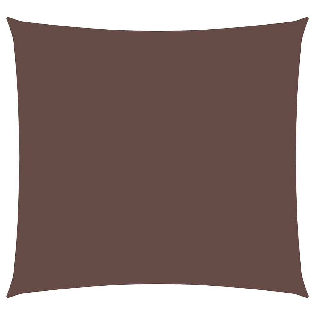 Vidaxl awning square 4x4 m oxford fabric brown