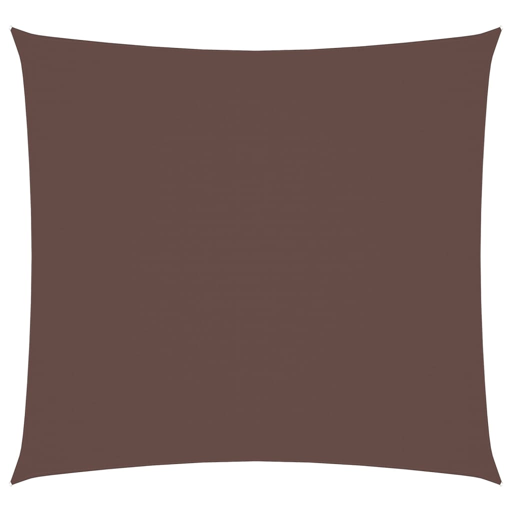 Vidaxl Sunshade Square 5x5 M Oxford Tissu Brown