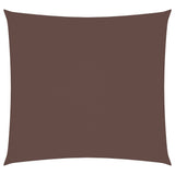 Vidaxl Sunshade Square 5x5 M Oxford Tissu Brown