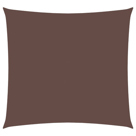 Vidaxl zonnescherm vierkant 6x6 m oxford stof bruin
