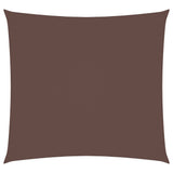 Vidaxl zonnescherm vierkant 7x7 m oxford stof bruin