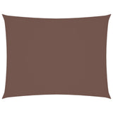Vidaxl zonnescherm rechthoekig 2,5x3,5 m oxford stof bruin