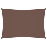 Vidaxl zonnescherm rechthoekig 2,5x4,5 m oxford stof bruin